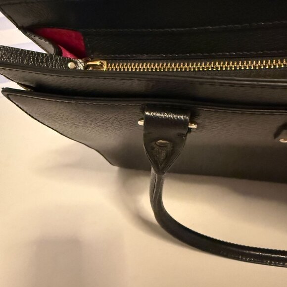 Kate Spade Black Leather Tote - Picture 11 of 14